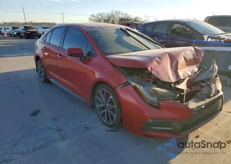 2020 Toyota Corolla Se z USA, uszkodzony, nr VIN 5YFS4RCEXLP023031